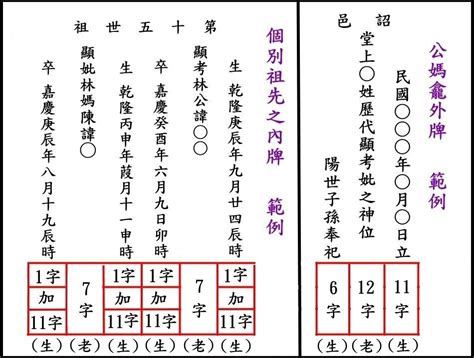 祖先牌位写法|歷代祖先牌位書寫指南：完整教學，避免犯錯，尊重傳。